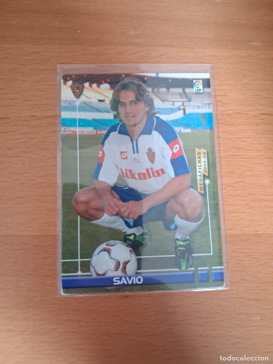 Football Stickers: Megafichas 2003 2004 03 04 Nuevo Fichaje Real Zaragoza 456 Savio