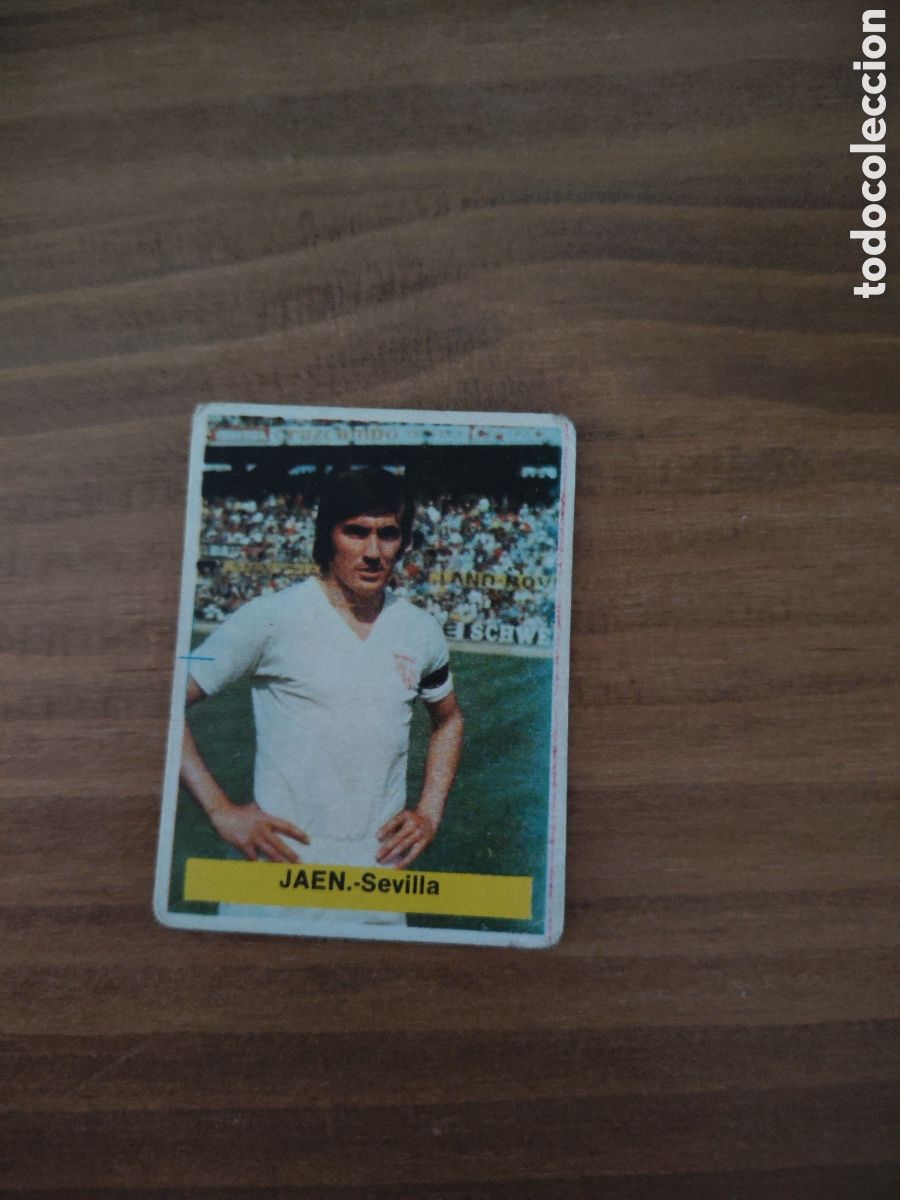 Cromos de F&uacute;tbol: Fini 75 76 sin pegar dep&oacute;sito MA Sevilla Ja&eacute;n LEER