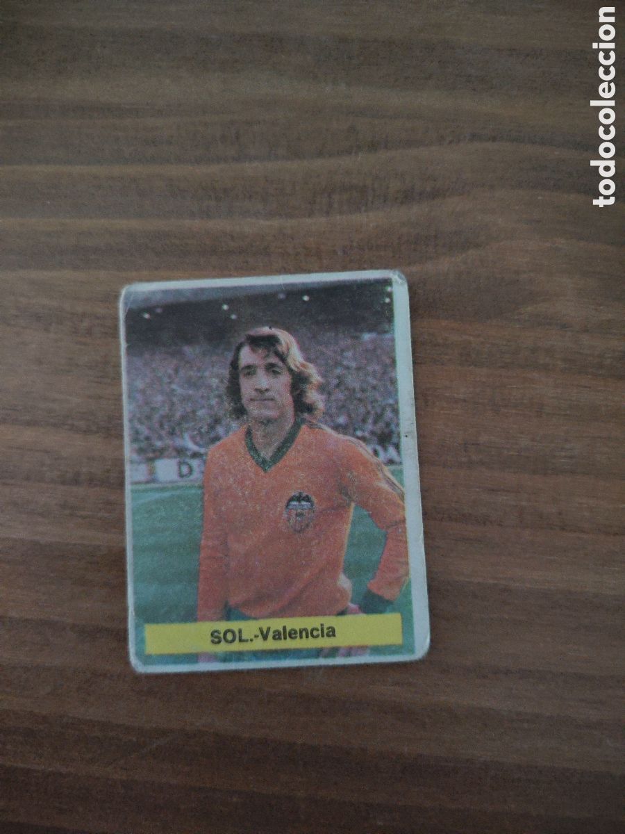 Cromos de F&uacute;tbol: Fini 75 76 sin pegar dep&oacute;sito MA Valencia Sol LEER