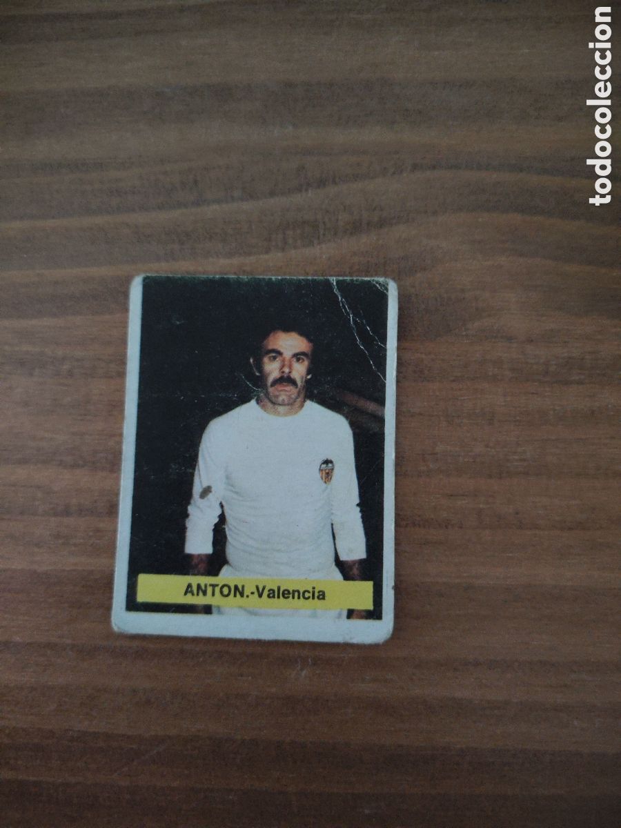 Cromos de F&uacute;tbol: Fini 75 76 sin pegar dep&oacute;sito MA Valencia Ant&oacute;n LEER
