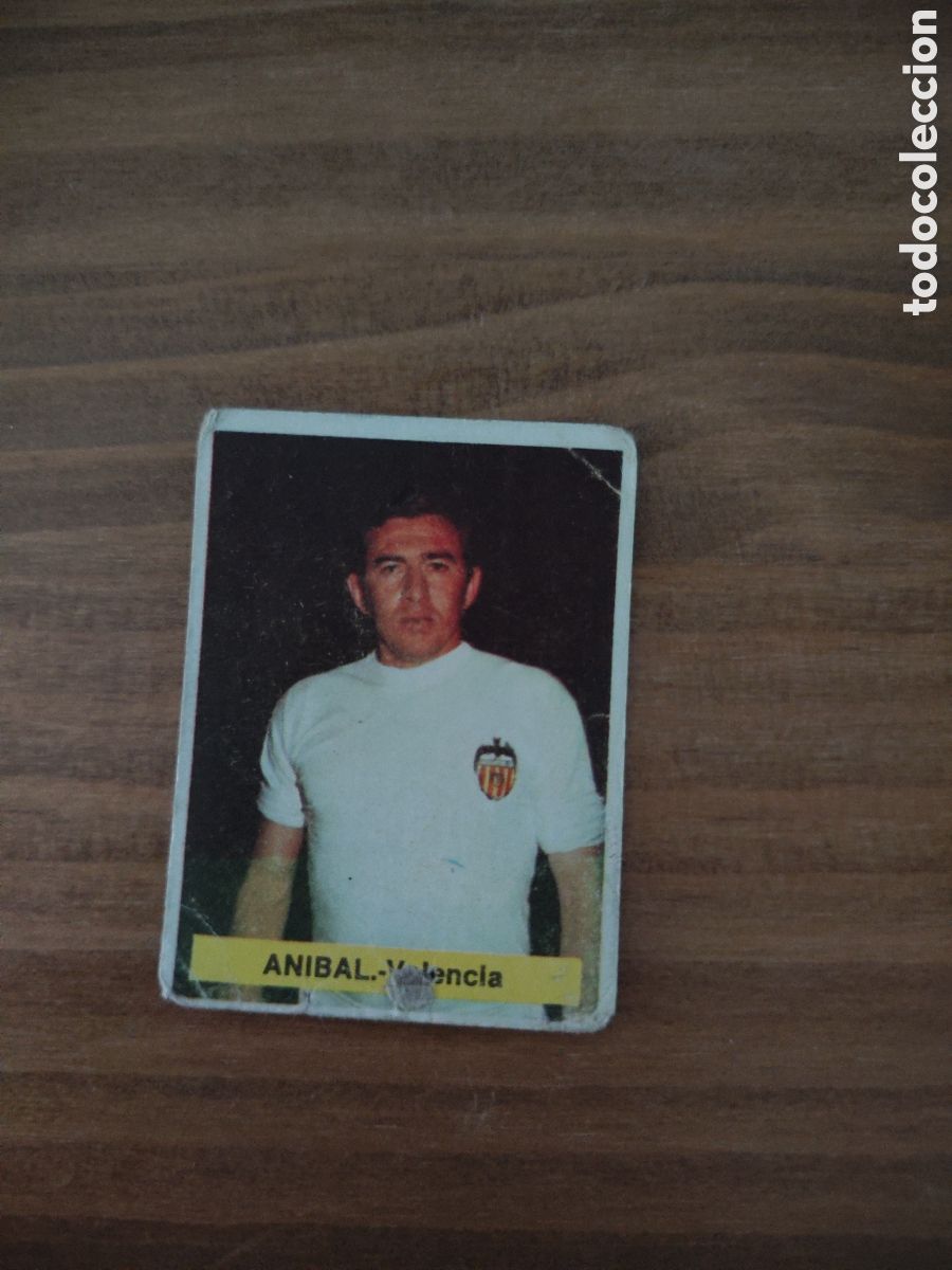 Cromos de F&uacute;tbol: Fini 75 76 sin pegar dep&oacute;sito MA Valencia An&iacute;bal LEER