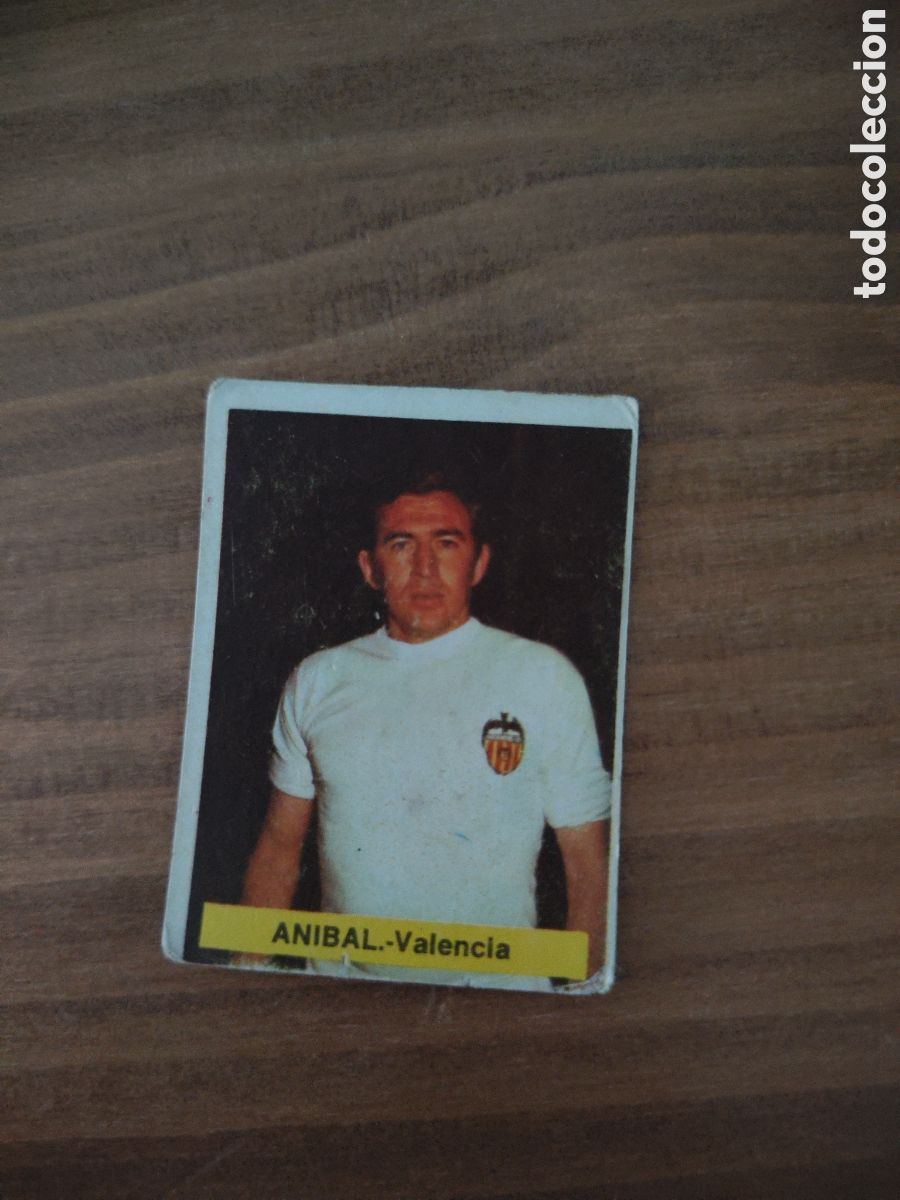Cromos de F&uacute;tbol: Fini 75 76 sin pegar dep&oacute;sito MA Valencia An&iacute;bal LEER