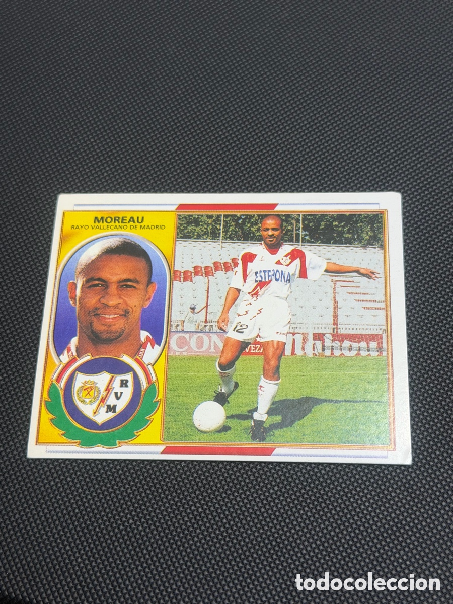 Cromos de F&uacute;tbol: LIGA 96 97 - Moreau - Rayo Vallecano - Coloca DIF&Iacute;CIL - sin pegar