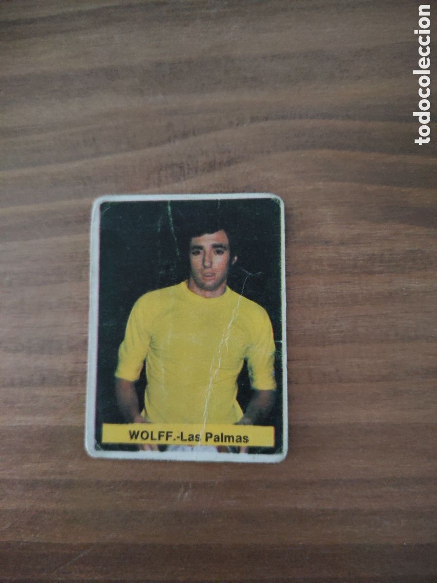 Cromos de F&uacute;tbol: Fini 75 76 sin pegar dep&oacute;sito MA UD Las Palmas Wolff LEER