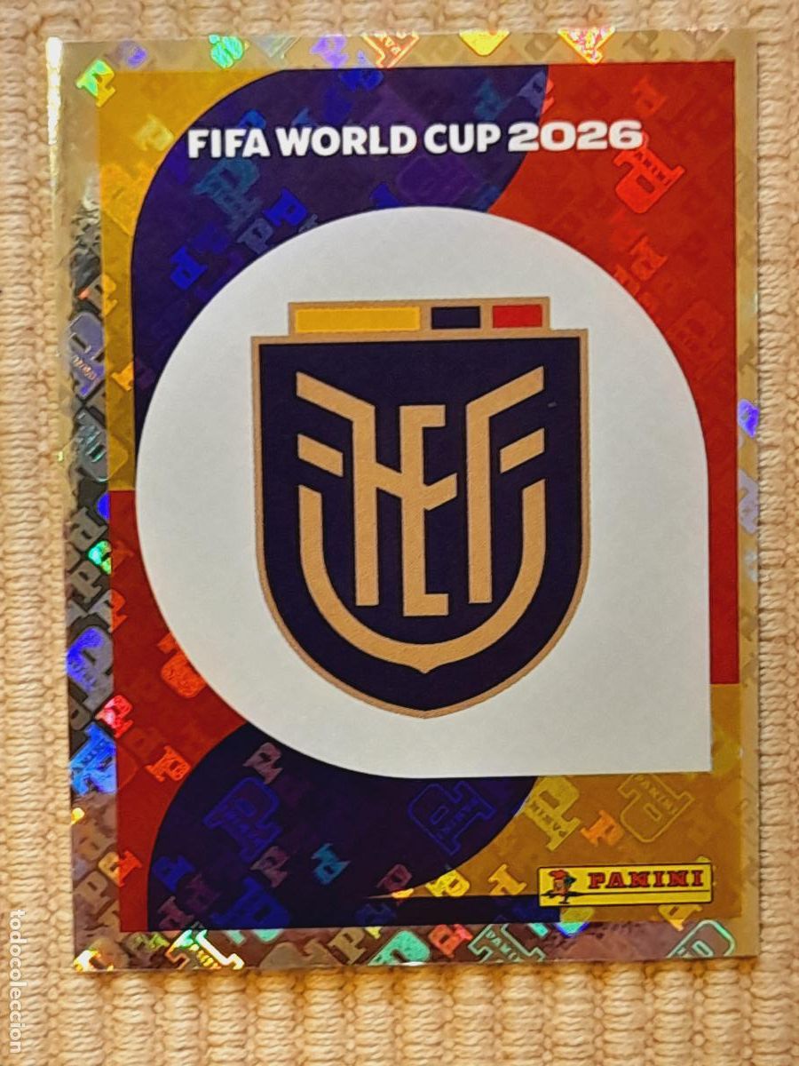 Cromos de F&uacute;tbol: CROMO ECU 1 ESCUDO, ECUADOR. FIFA WORLD CUP 2026 (MUNDIAL MEXICO EE.UU CANADA) STICKERS