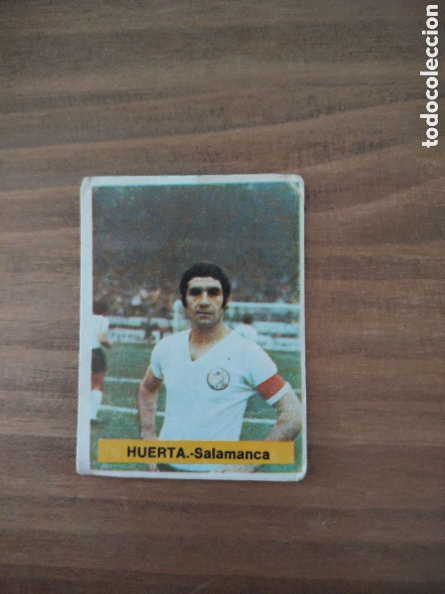 Cromos de F&uacute;tbol: Fini 75 76 sin pegar dep&oacute;sito MA UD Salamanca Huertas LEER