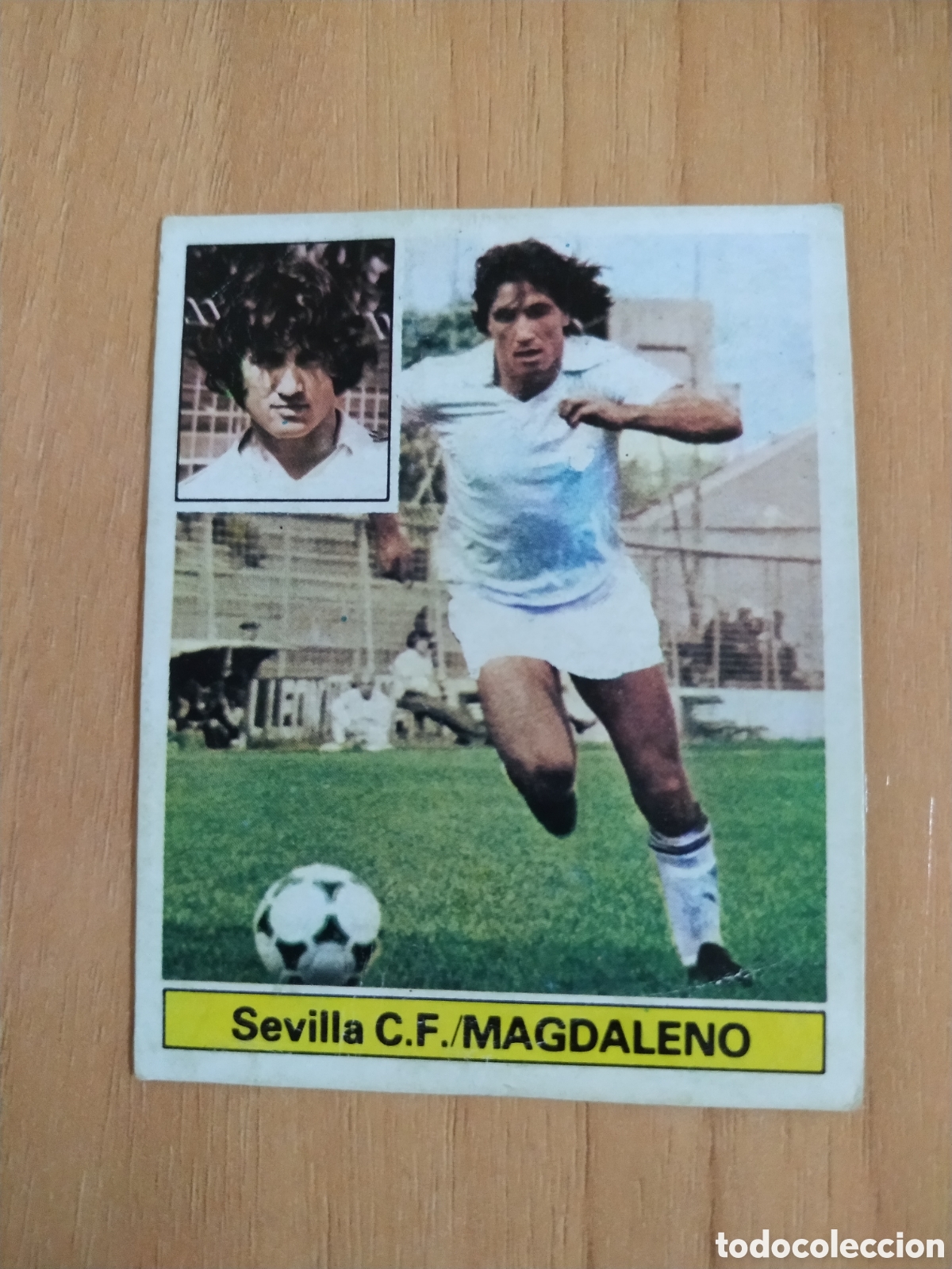 Cromos de F&uacute;tbol: Magdaleno fichaje del 13 Sevilla versi&oacute;n dif&iacute;cil Ediciones Este 81-82 buen estado