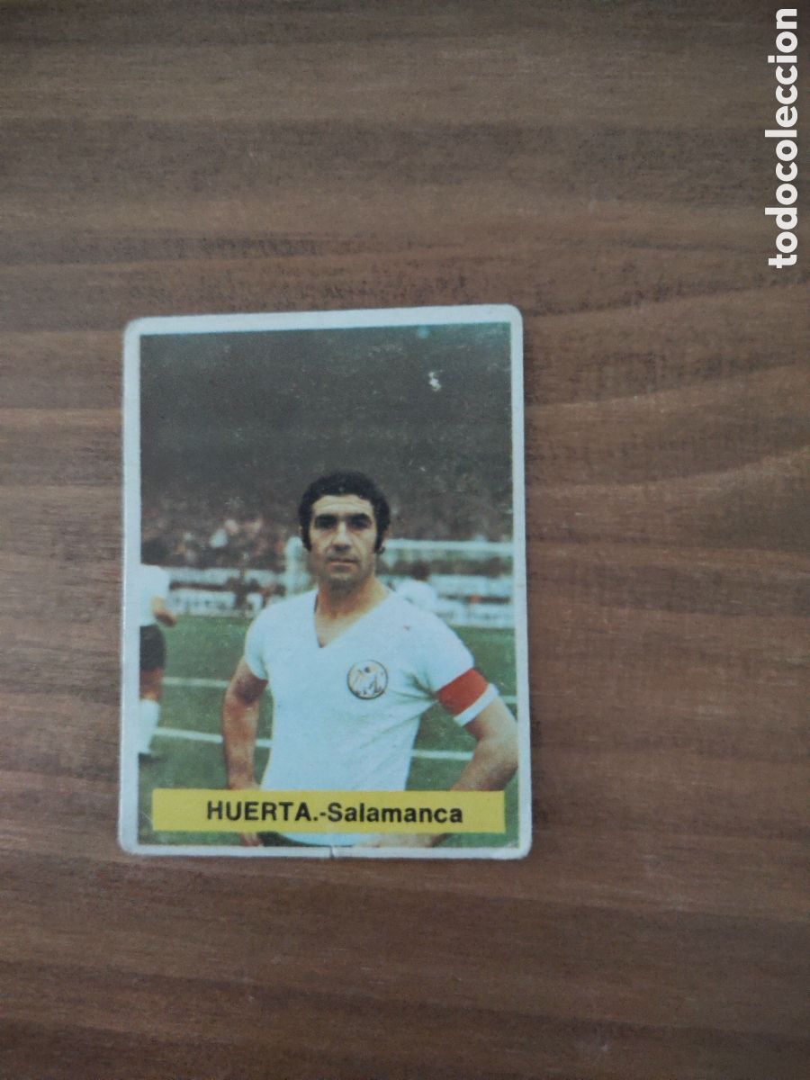 Cromos de F&uacute;tbol: Fini 75 76 sin pegar dep&oacute;sito MA UD Salamanca Huertas LEER