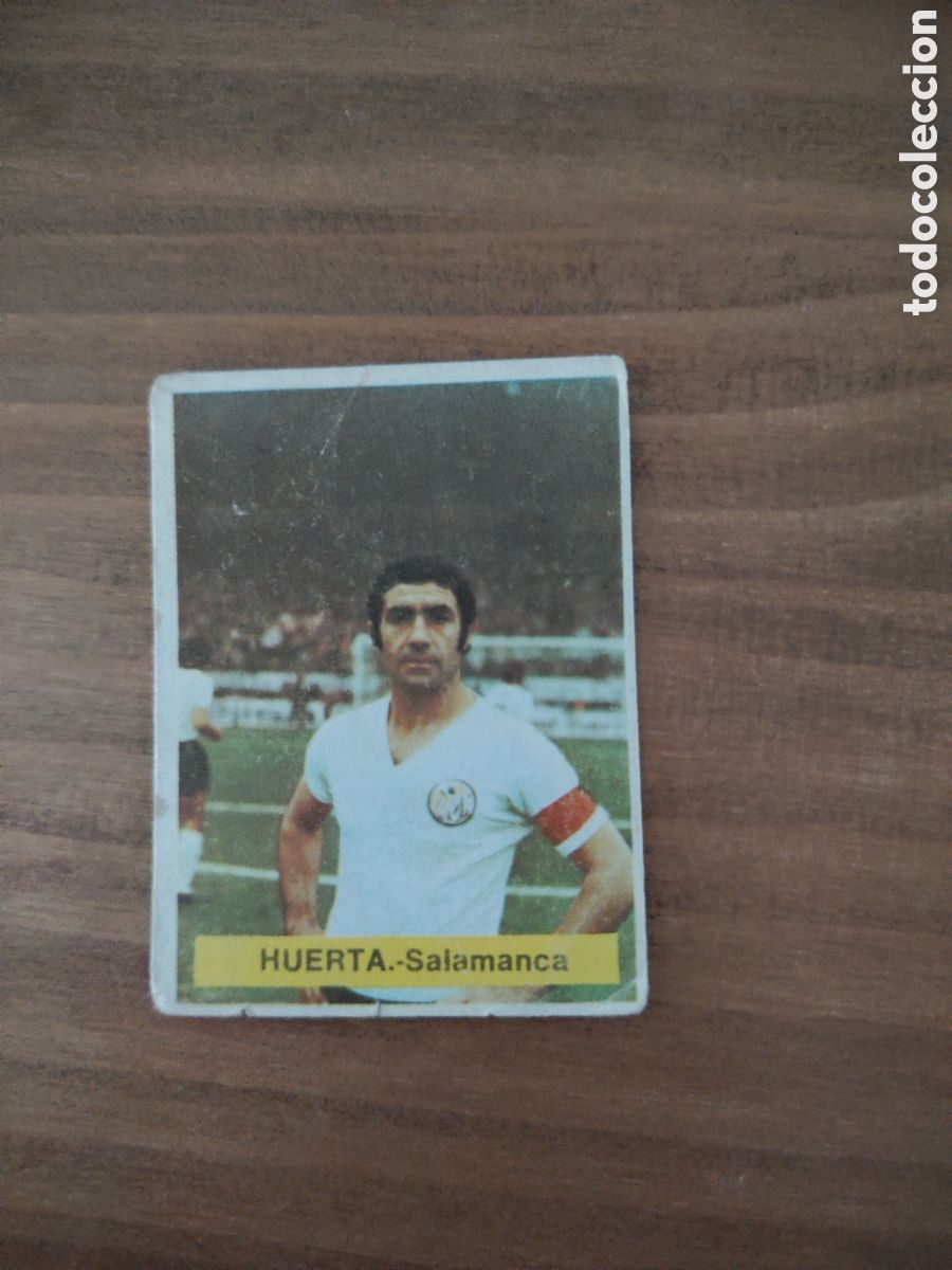 Cromos de F&uacute;tbol: Fini 75 76 sin pegar dep&oacute;sito MA UD Salamanca Huertas LEER