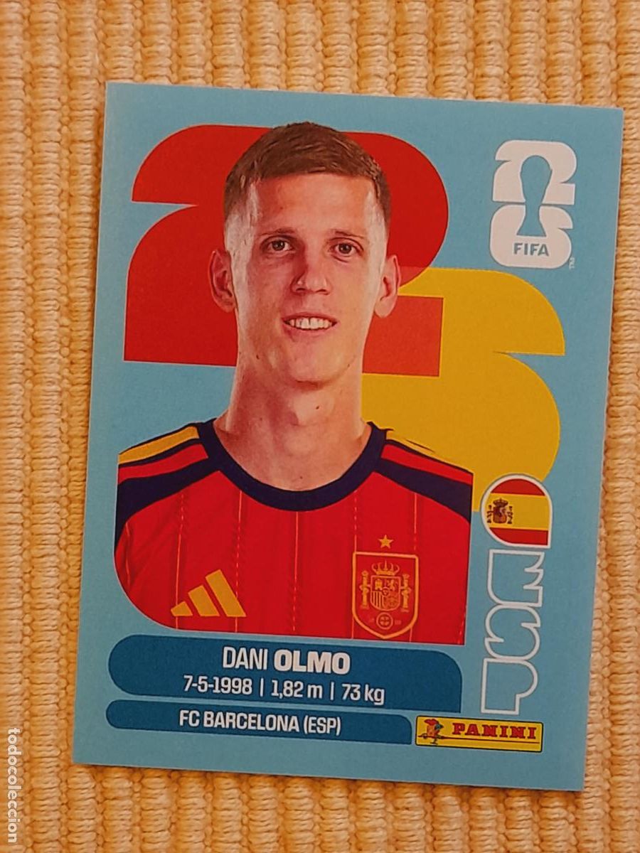 Cromos de F&uacute;tbol: CROMO ESP 16 DANI OLMO, ESPA&Ntilde;A. FIFA WORLD CUP 2026 (MUNDIAL MEXICO EE.UU CANADA) STICKERS