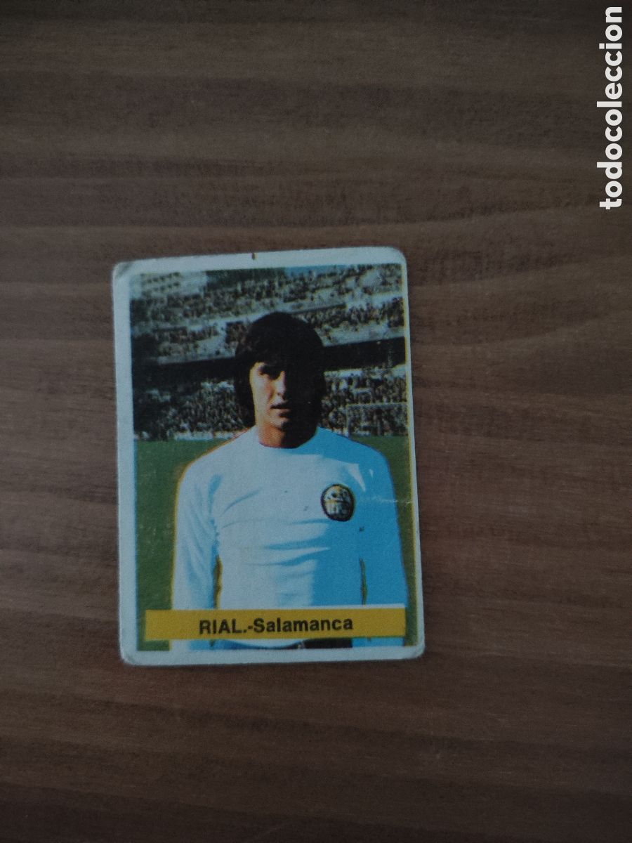 Cromos de F&uacute;tbol: Fini 75 76 sin pegar dep&oacute;sito MA UD Salamanca Rial LEER