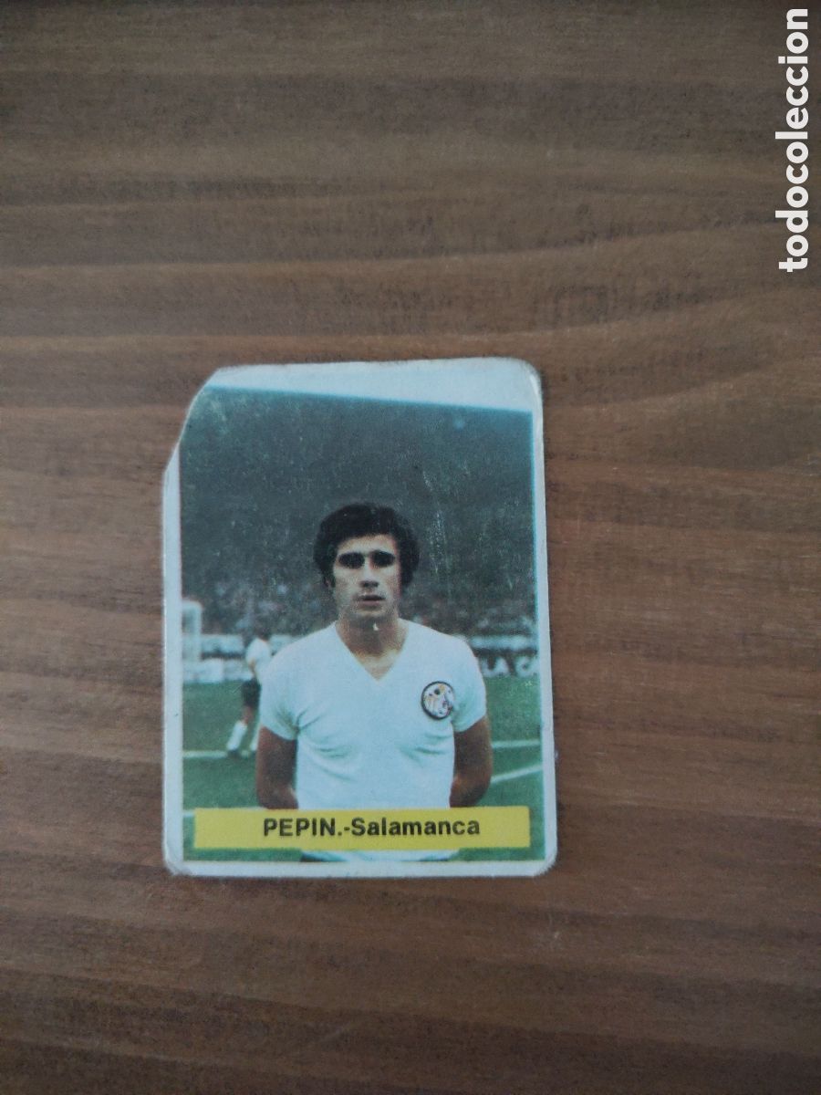 Fu&szlig;ball-Sticker: Fini 75 76 sin pegar dep&oacute;sito MA UD Salamanca Pep&iacute;n LEER