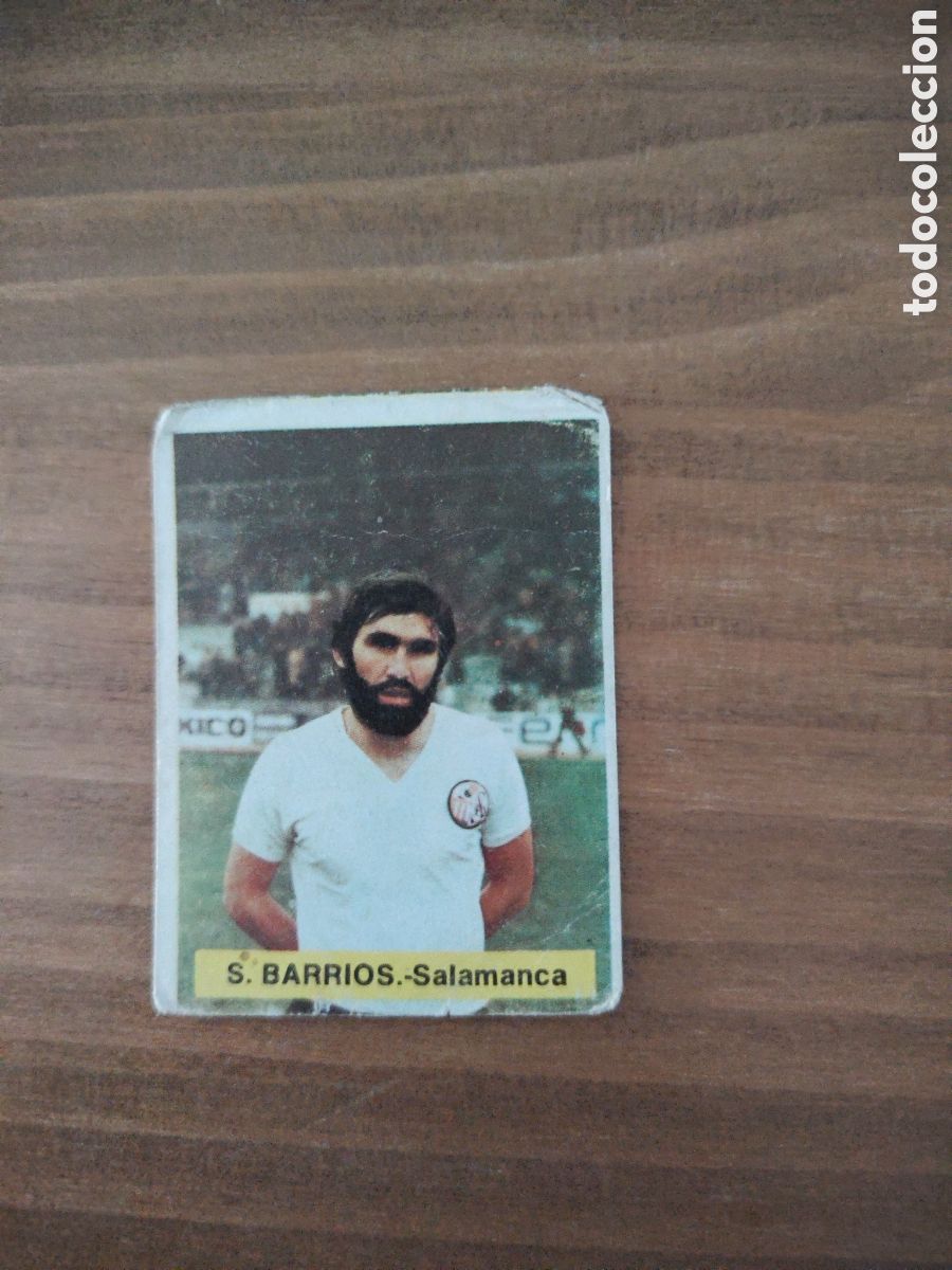 Fu&szlig;ball-Sticker: Fini 75 76 sin pegar dep&oacute;sito MA UD Salamanca S&aacute;nchez Barrios LEER