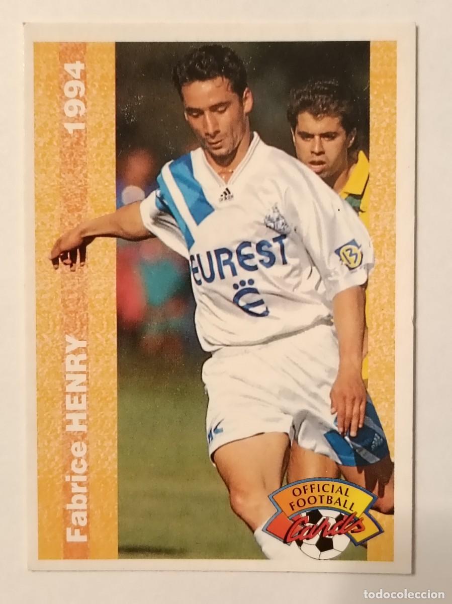 Cromos de F&uacute;tbol: #172 FABRICE HENRY (OLYMPIQUE MARSELLA) FOOTBALL CARD 1993/1994 PANINI