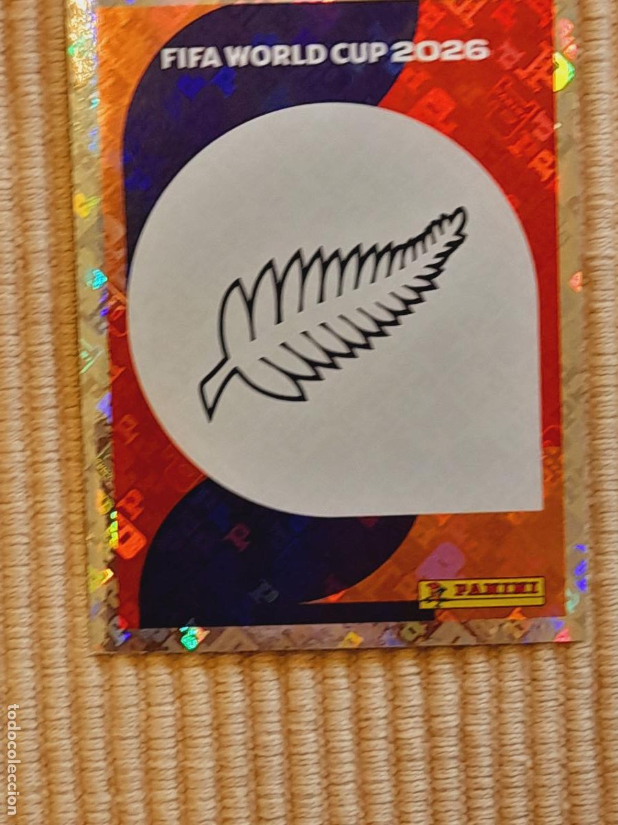 Cromos de F&uacute;tbol: CROMO NZL 1 ESCUDO, NUEVA ZELANDA. FIFA WORLD CUP 2026 (MUNDIAL MEXICO EE.UU CANADA) STICKERS