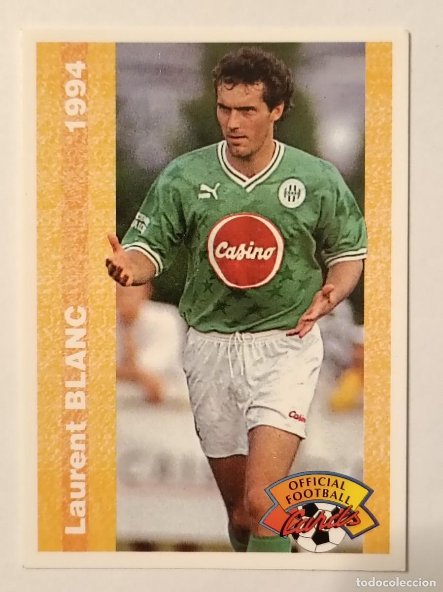 Cromos de F&uacute;tbol: #176 LAURENT BLANC (SAINT-ETIENNE) FOOTBALL CARD 1993/1994 PANINI