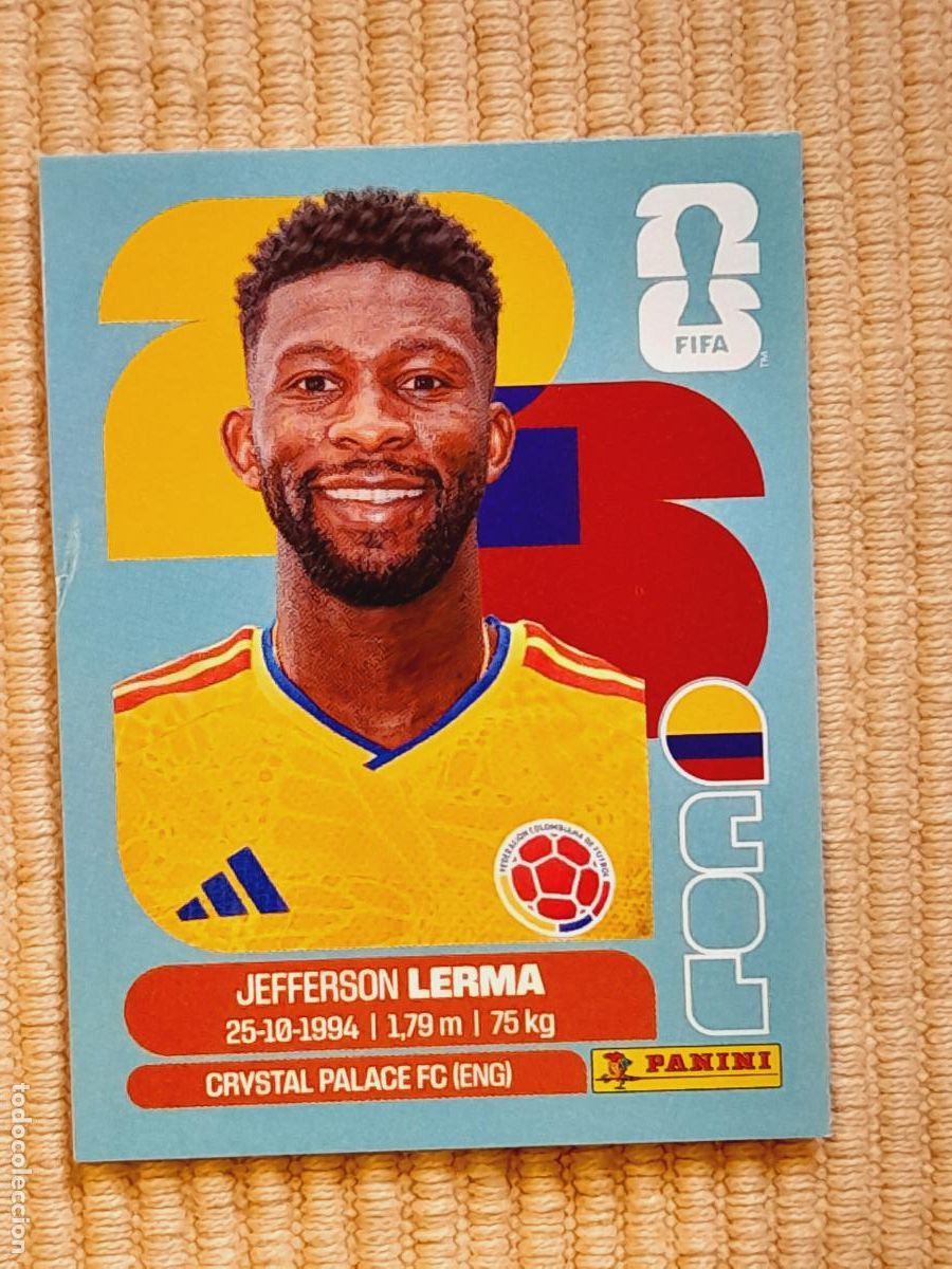 Cromos de F&uacute;tbol: CROMO COL 10 Jefferson Lerma, COLOMBIA. FIFA WORLD CUP 2026 (MUNDIAL MEXICO EE.UU CANADA) STICKERS