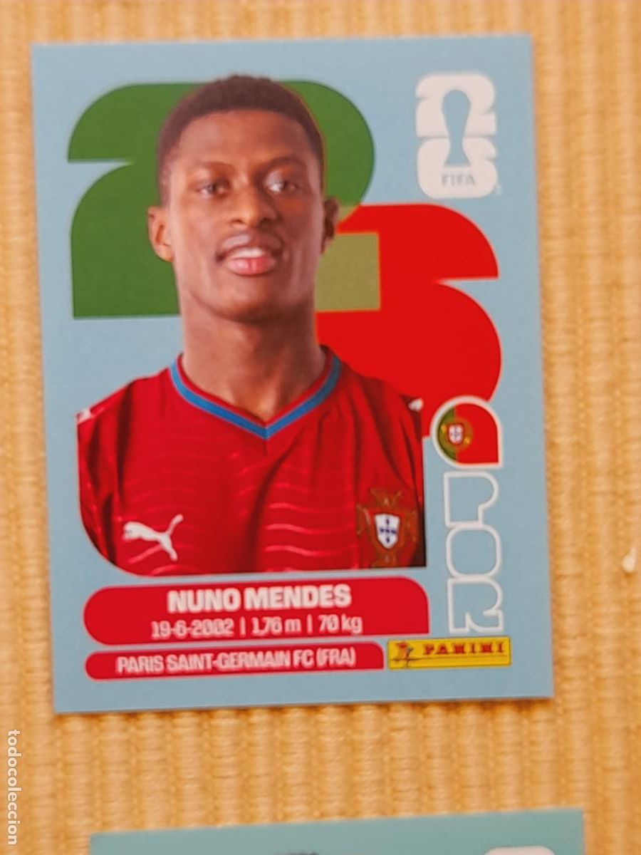 Cromos de F&uacute;tbol: CROMO POR 7 Nuno Mendes, PORTUGAL. FIFA WORLD CUP 2026 (MUNDIAL MEXICO EE.UU CANADA) STICKERS