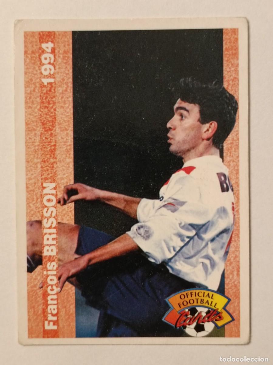Cartes &agrave; collectionner de Football: #185 FRAN&Ccedil;OIS BRISSON (LILLE) FOOTBALL CARD 1993/1994 PANINI