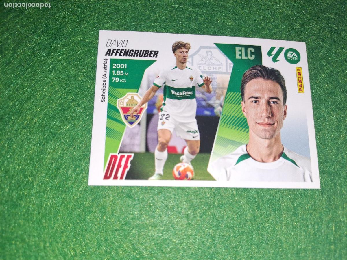 Cartes &agrave; collectionner de Football: liga este 2025 2026 25 26 nuevo elche n&ordm; 7 affengruber
