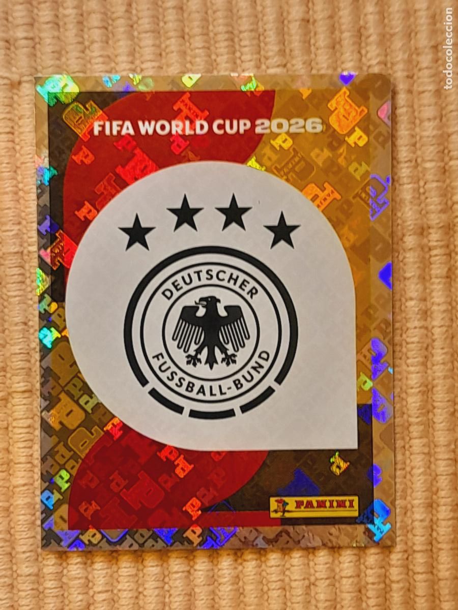 Cromos de F&uacute;tbol: CROMO GER 1 ESCUDO, ALEMANIA. FIFA WORLD CUP 2026 (MUNDIAL MEXICO EE.UU CANADA) STICKER