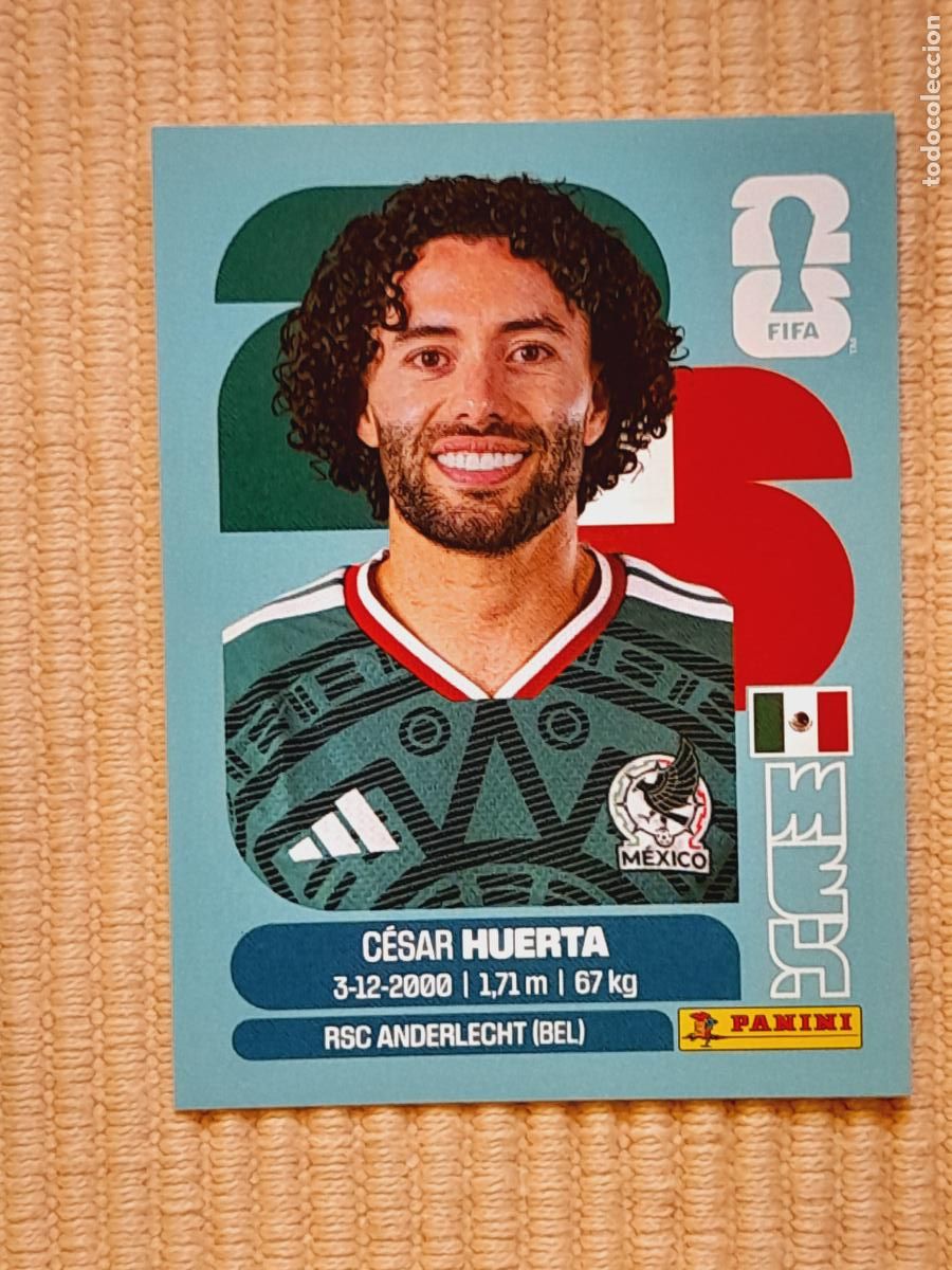 Cromos de F&uacute;tbol: CROMO MEX 20 C&eacute;sar Huerta, MEJICO. FIFA WORLD CUP 2026 (MUNDIAL MEXICO EE.UU CANADA) STICKERS