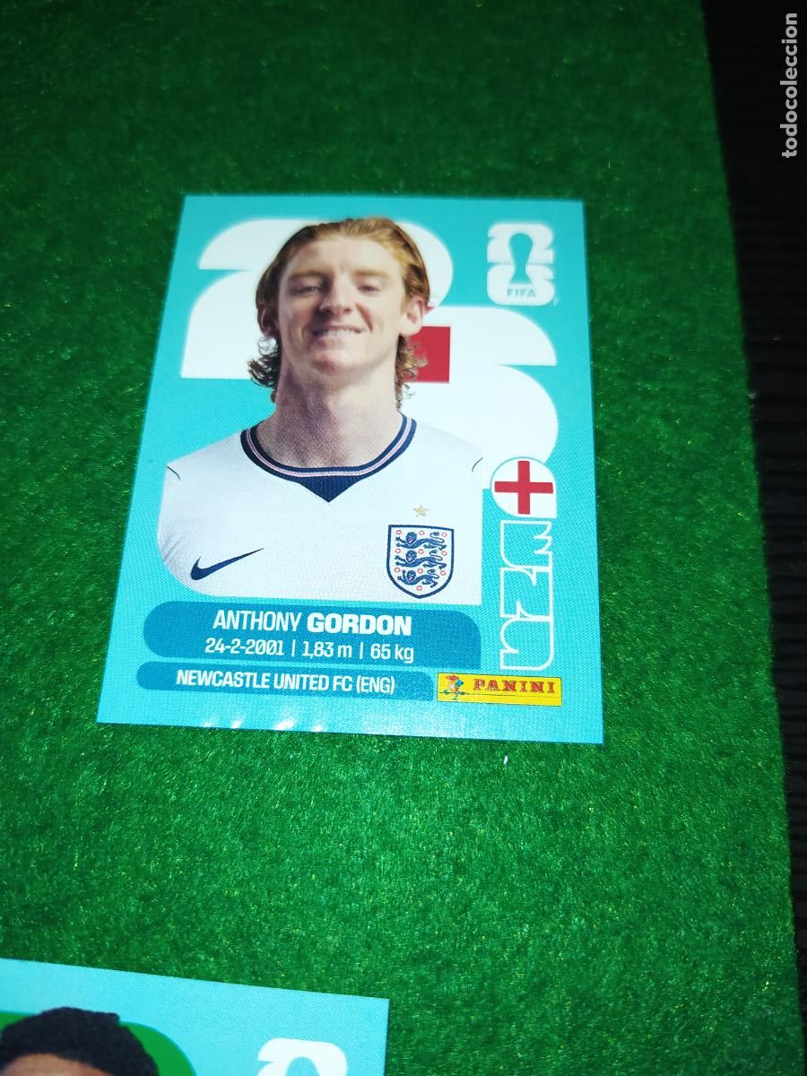 Cromos de F&uacute;tbol: OFFICIAL STICKER COLLECTION WORLD CUP 2026 - INGLATERRA N&ordm; 15 GORDON