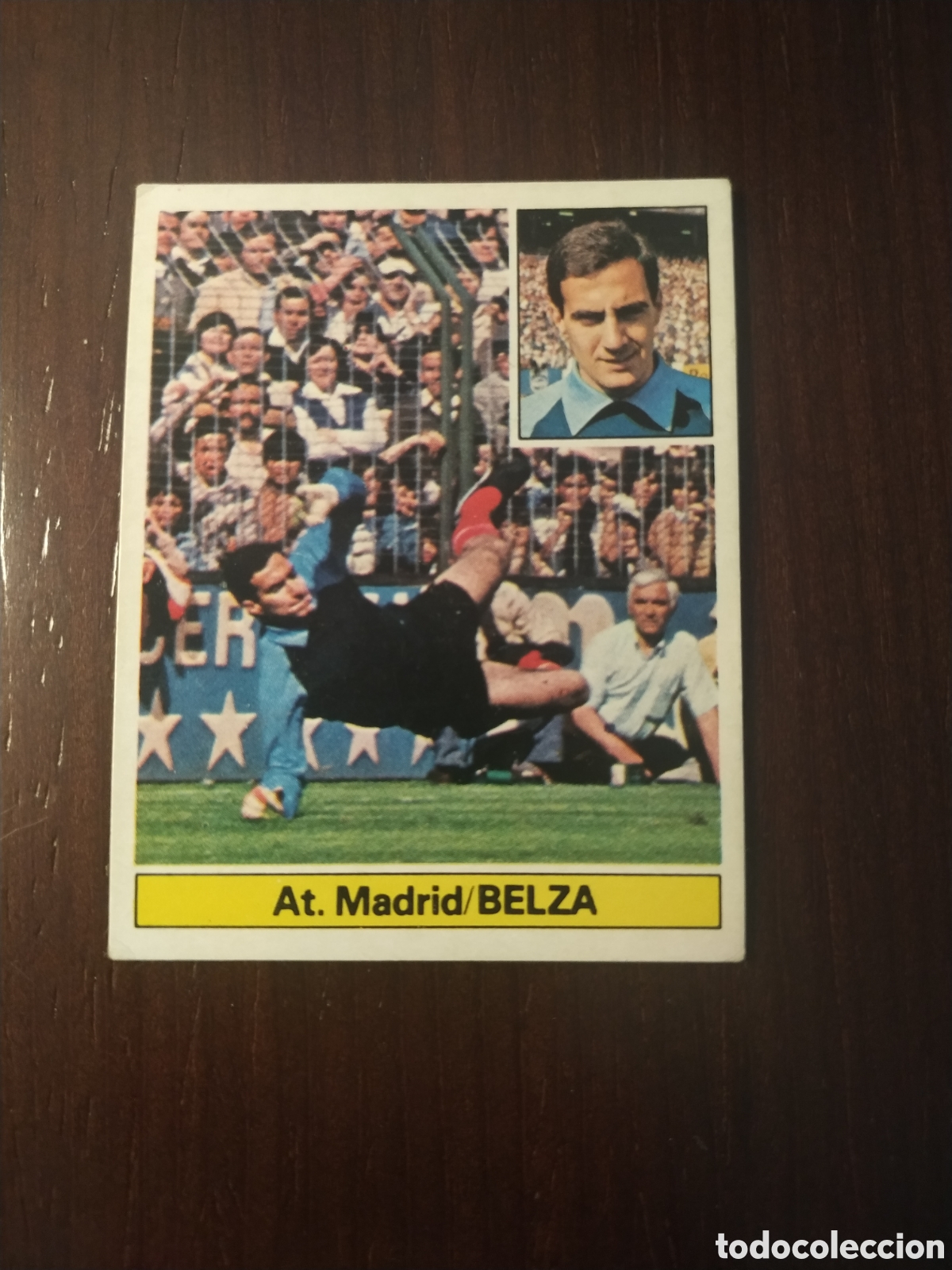 Cromos de F&uacute;tbol: Belza, nuevo, Atl&eacute;tico de Madrid, 81/82 Ediciones Este