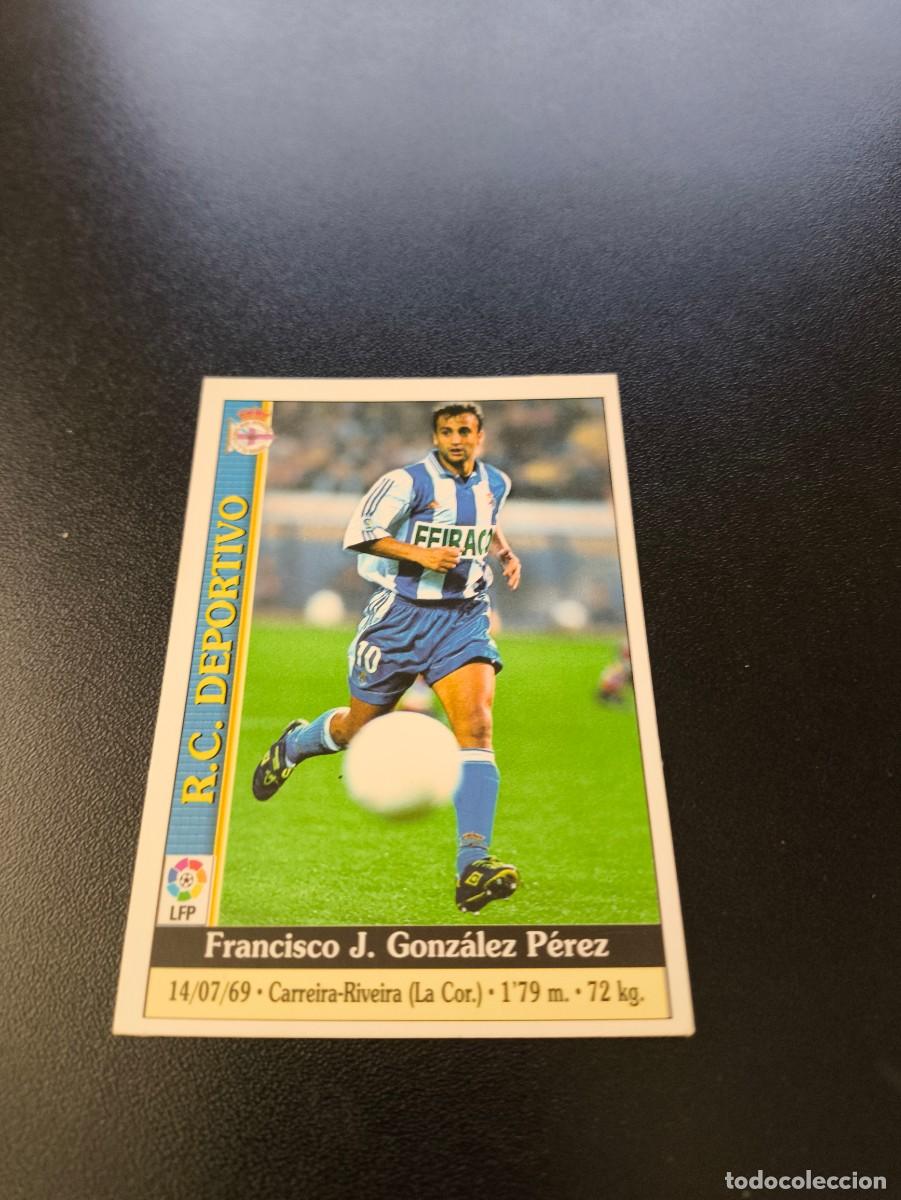 Cromos de F&uacute;tbol: 101 Fran DEPORTIVO DE LA CORU&Ntilde;A MUNDICROMO FICHAS LIGA 1999 2000 99 00 NO PANINI ESTE