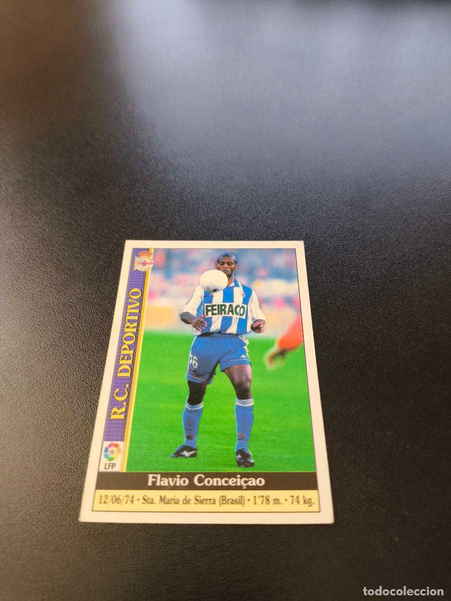 Cromos de F&uacute;tbol: 103 Flavio Conceicao DEPORTIVO DE LA CORU&Ntilde;A MUNDICROMO FICHAS LIGA 1999 2000 99 00 NO PANINI ESTE