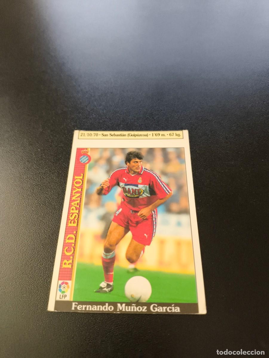 Fu&szlig;ball-Sticker: 114 Nando error de corte ESPANYOL MUNDICROMO FICHAS LIGA 1999 2000 99 00 NO PANINI ESTE