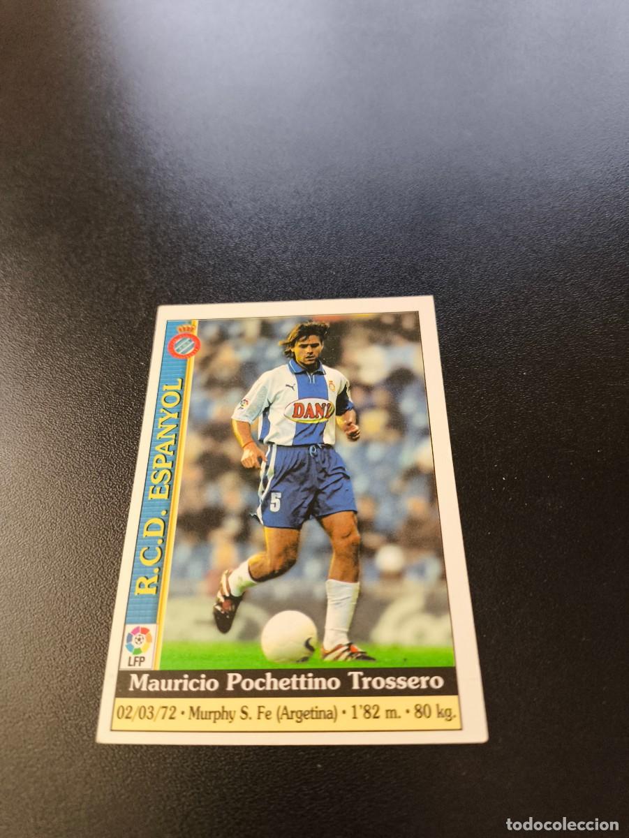 Football Stickers: 115 Pochettino ERROR ESPANYOL MUNDICROMO FICHAS LIGA 1999 2000 99 00 NO PANINI ESTE