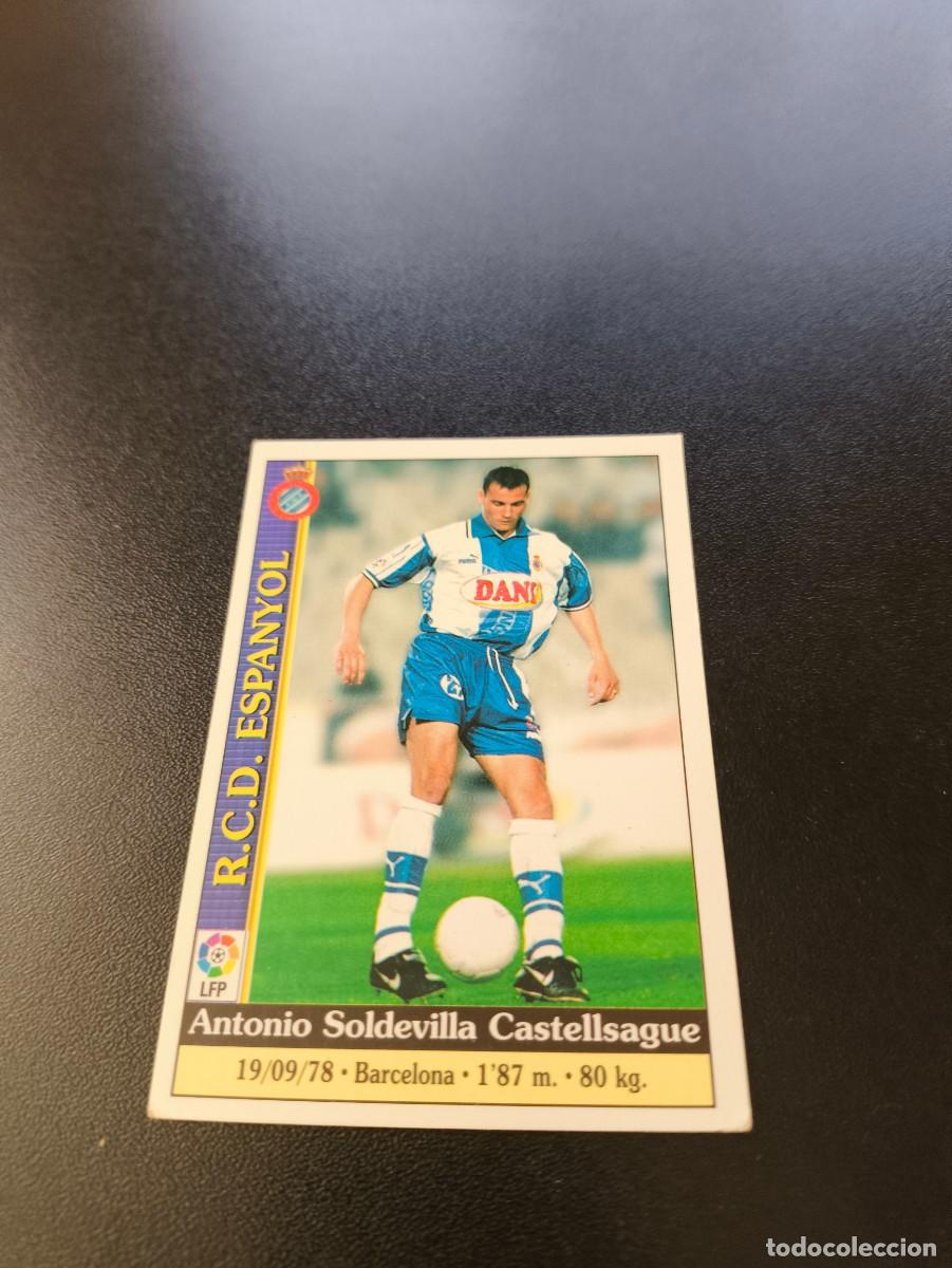 Cromos de F&uacute;tbol: 117 Soldevilla BAJA ESPANYOL MUNDICROMO FICHAS LIGA 1999 2000 99 00 NO PANINI ESTE