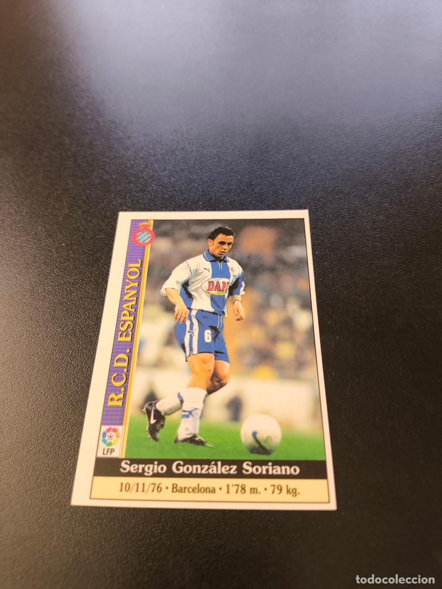 Cromos de F&uacute;tbol: 121 Sergio ESPANYOL MUNDICROMO FICHAS LIGA 1999 2000 99 00 NO PANINI ESTE