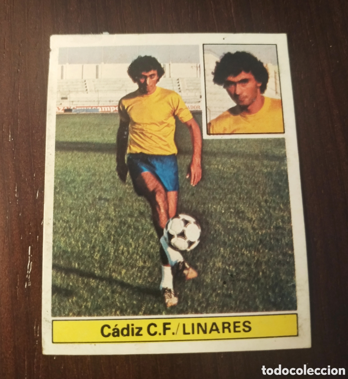 Cromos de F&uacute;tbol: Linares coloca del cadiz, ediciones este 81/82