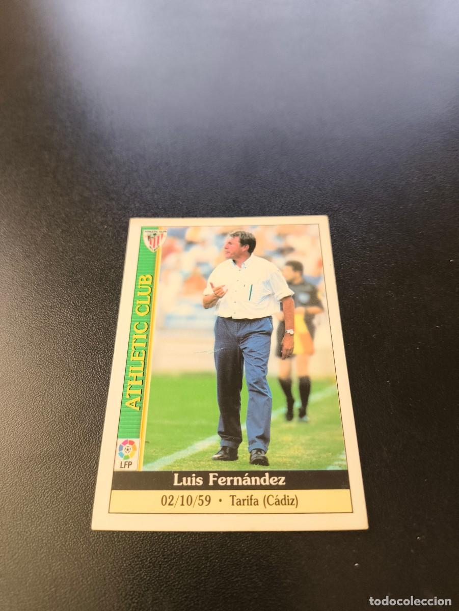 Cromos de F&uacute;tbol: 128 Luis Fernandez ATHLETIC DE BILBAO MUNDICROMO FICHAS LIGA 1999 2000 99 00 NO PANINI ESTE