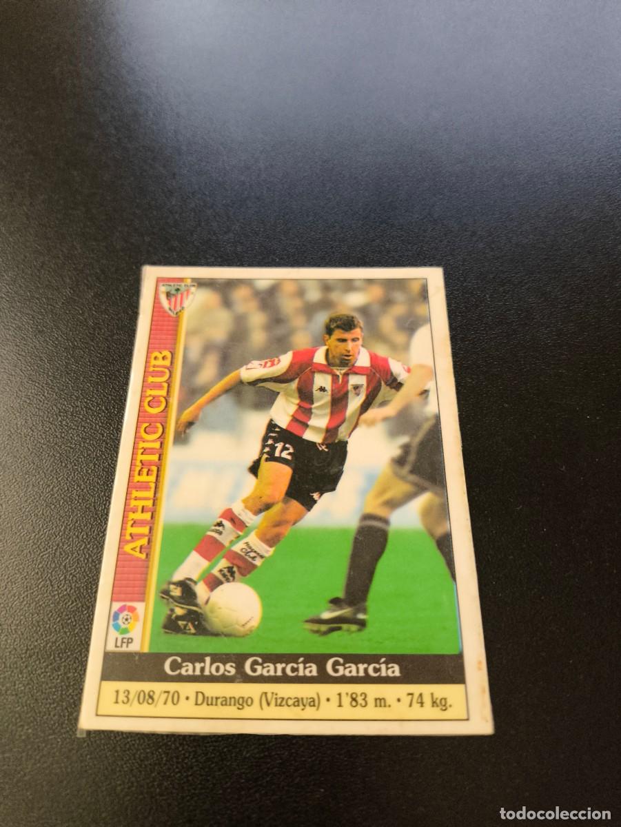 Cromos de F&uacute;tbol: 132 Carlos Garcia ATHLETIC DE BILBAO MUNDICROMO FICHAS LIGA 1999 2000 99 00 NO PANINI ESTE