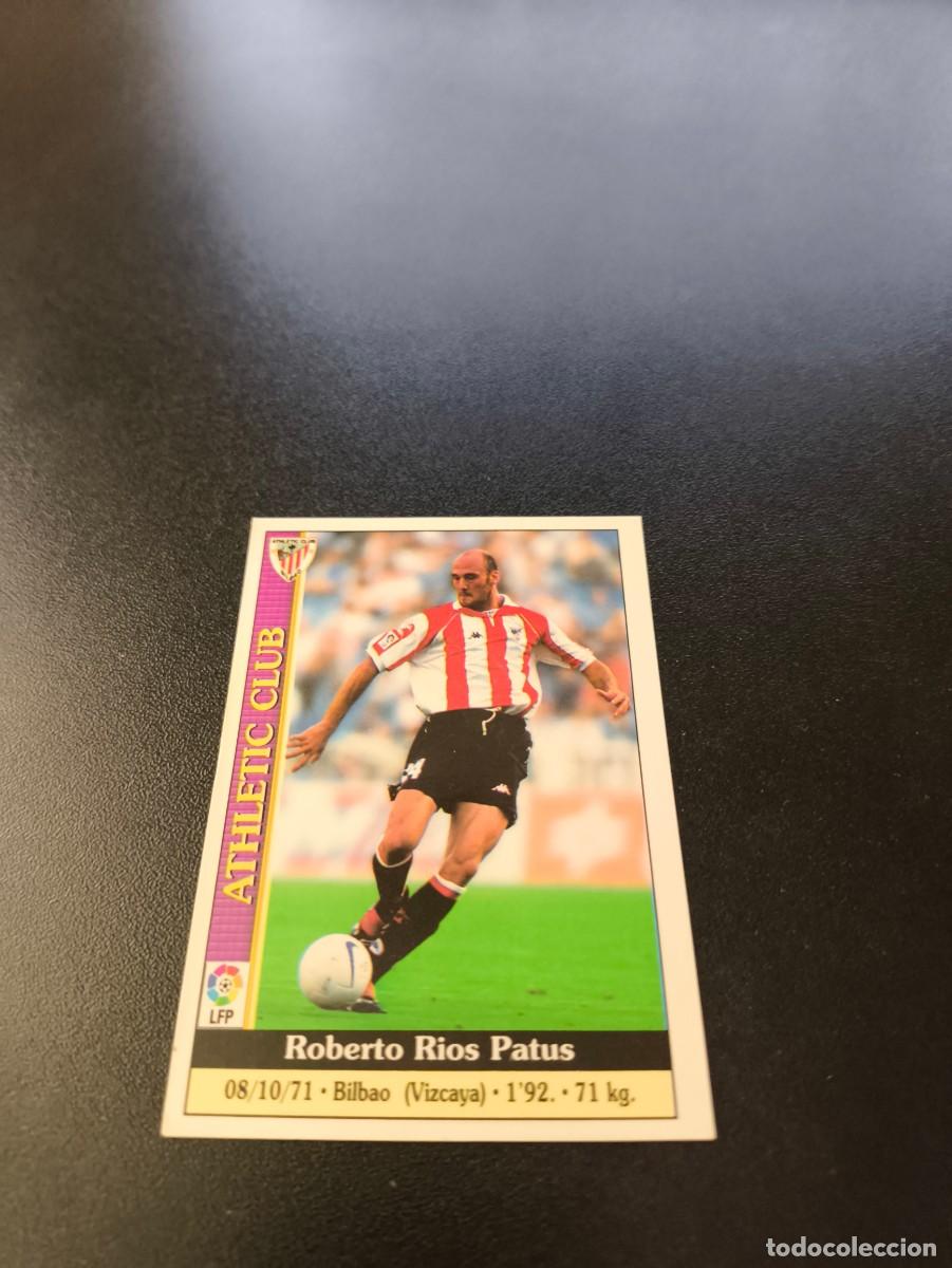 Cromos de F&uacute;tbol: 134 Roberto Rios ATHLETIC DE BILBAO MUNDICROMO FICHAS LIGA 1999 2000 99 00 NO PANINI ESTE