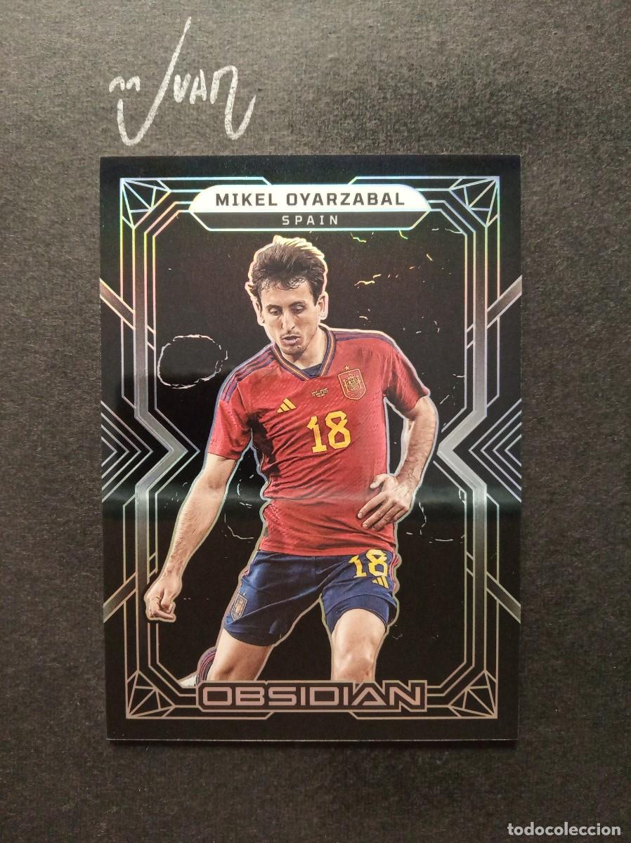 Cromos de F&uacute;tbol: N&ordm; 164 NUMERADA #/115 MIKEL OYARZABAL ESPA&Ntilde;A REAL SOCIEDAD ⚽ PANINI &reg; OBSIDIAN 2022 2023 22 23 NUEVO