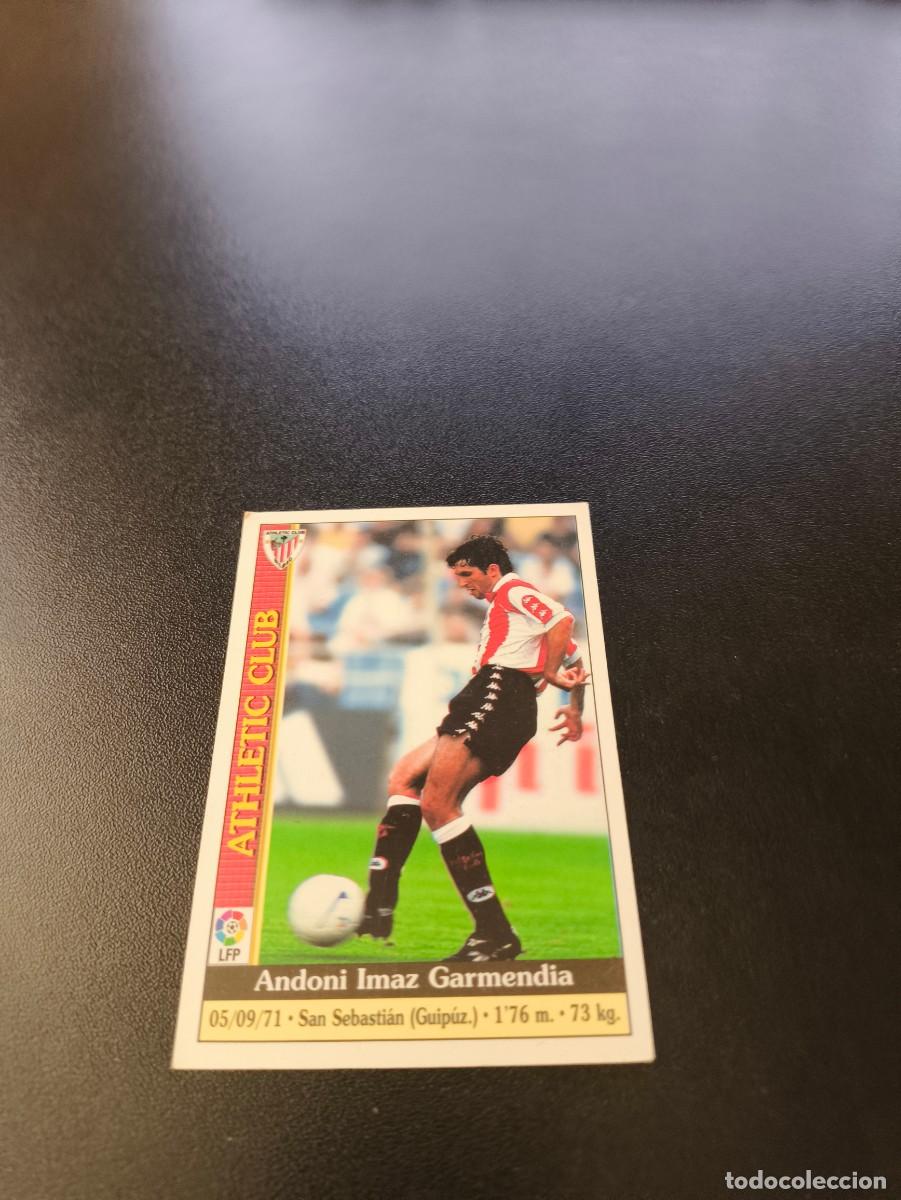 Cromos de F&uacute;tbol: 136 Imaz ATHLETIC DE BILBAO MUNDICROMO FICHAS LIGA 1999 2000 99 00 NO PANINI ESTE