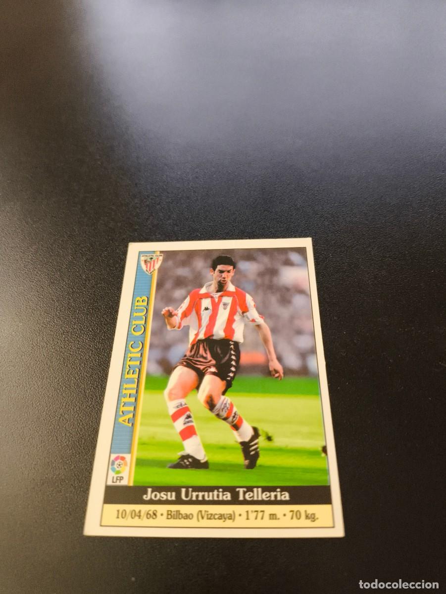 Cromos de F&uacute;tbol: 137 Urrutia ATHLETIC DE BILBAO MUNDICROMO FICHAS LIGA 1999 2000 99 00 NO PANINI ESTE