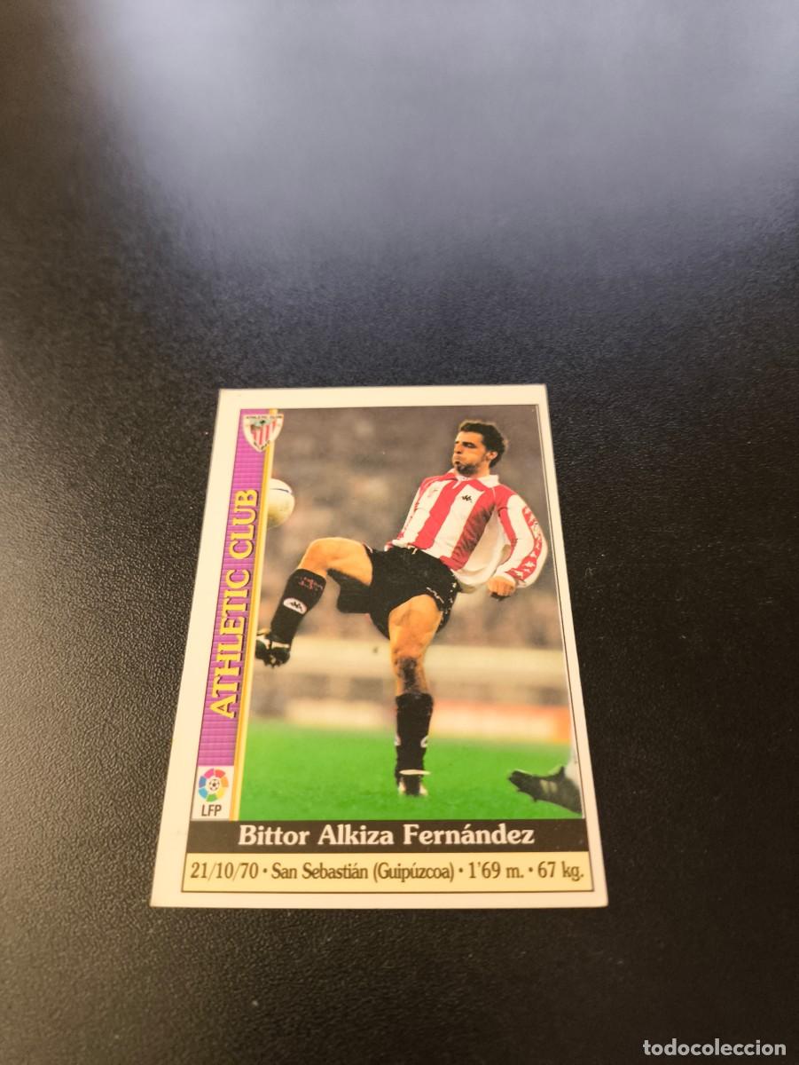 Cromos de F&uacute;tbol: 139 Alkiza ATHLETIC DE BILBAO MUNDICROMO FICHAS LIGA 1999 2000 99 00 NO PANINI ESTE