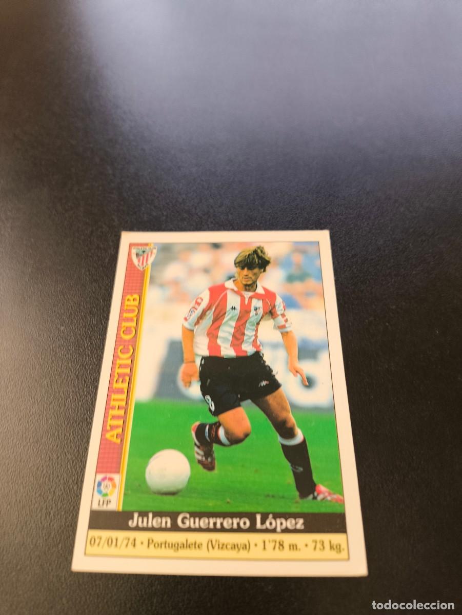 Cromos de F&uacute;tbol: 140 julen guerrero ERROR ATHLETIC D BILBAO MUNDICROMO FICHAS LIGA 1999 2000 99 00 NO PANINI ESTE