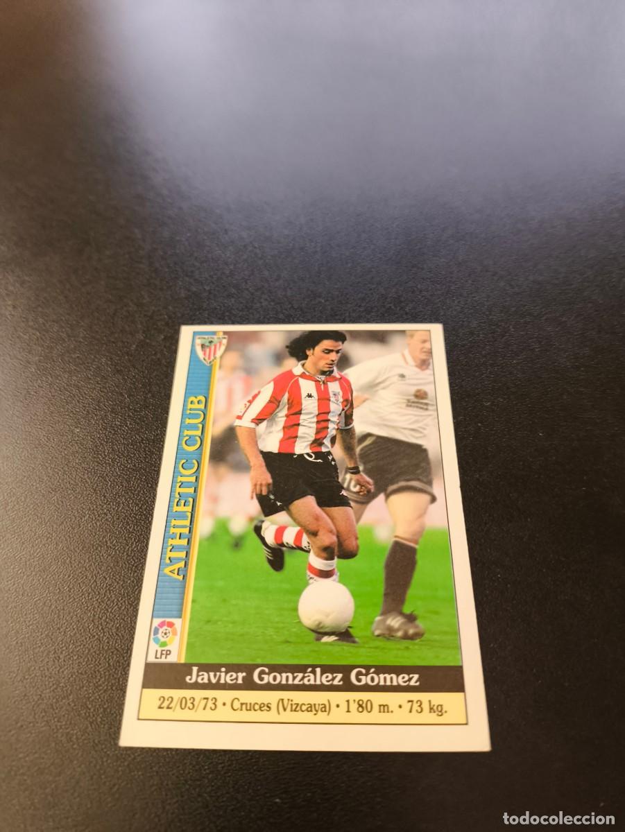 Cromos de F&uacute;tbol: 141 Javi Gonzalez ATHLETIC DE BILBAO MUNDICROMO FICHAS LIGA 1999 2000 99 00 NO PANINI ESTE