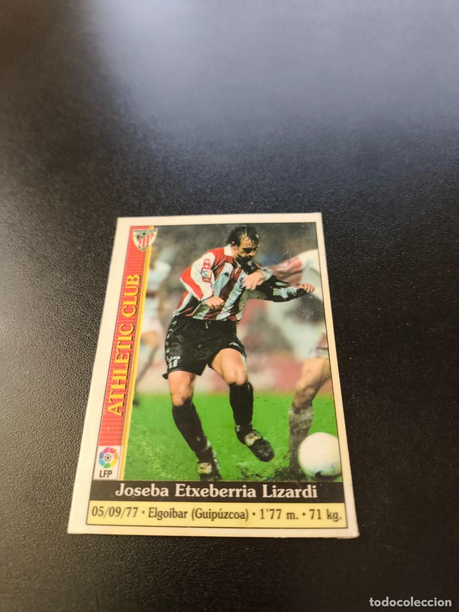 Cromos de F&uacute;tbol: 144 Etxeberria ATHLETIC DE BILBAO MUNDICROMO FICHAS LIGA 1999 2000 99 00 NO PANINI ESTE