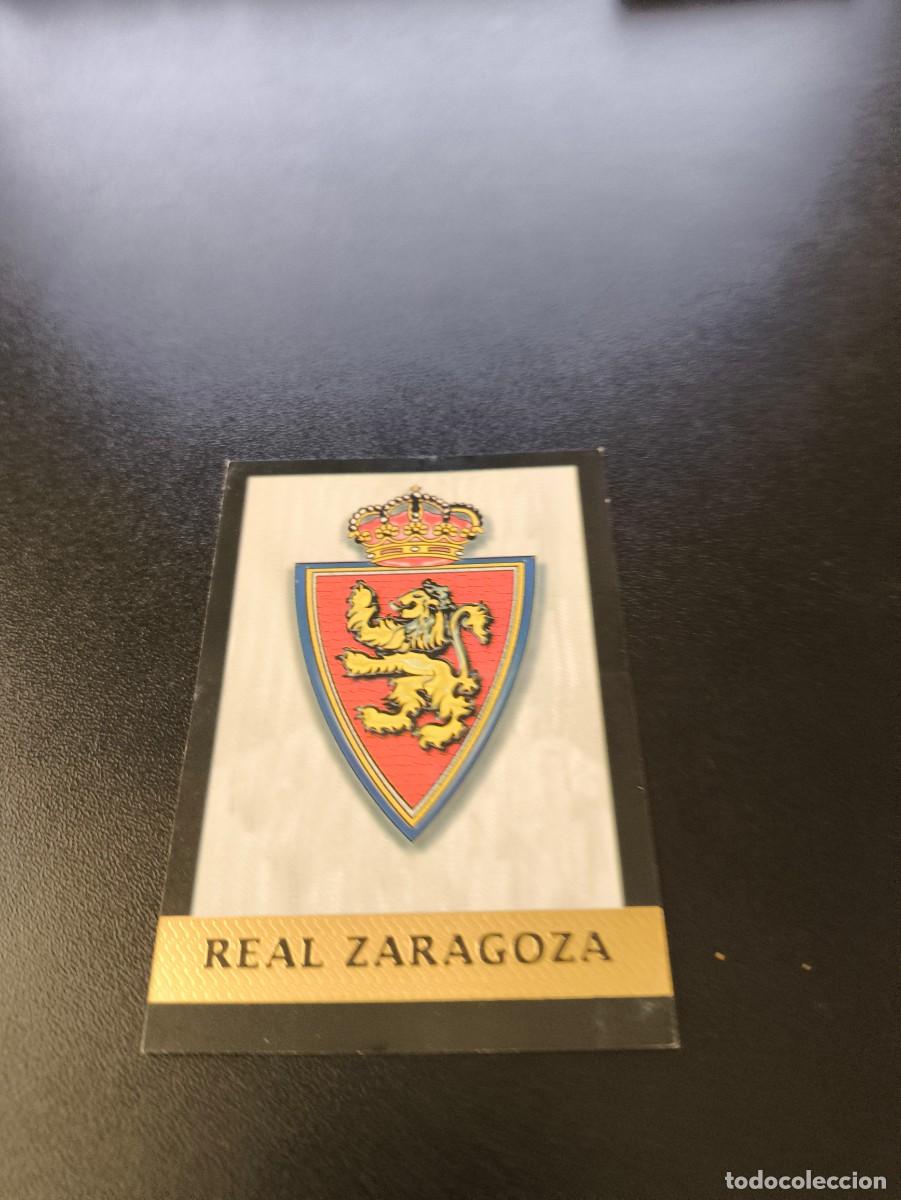Cromos de F&uacute;tbol: 145 ESCUDO REAL ZARAGOZA MUNDICROMO FICHAS LIGA 1999 2000 99 00 NO PANINI ESTE