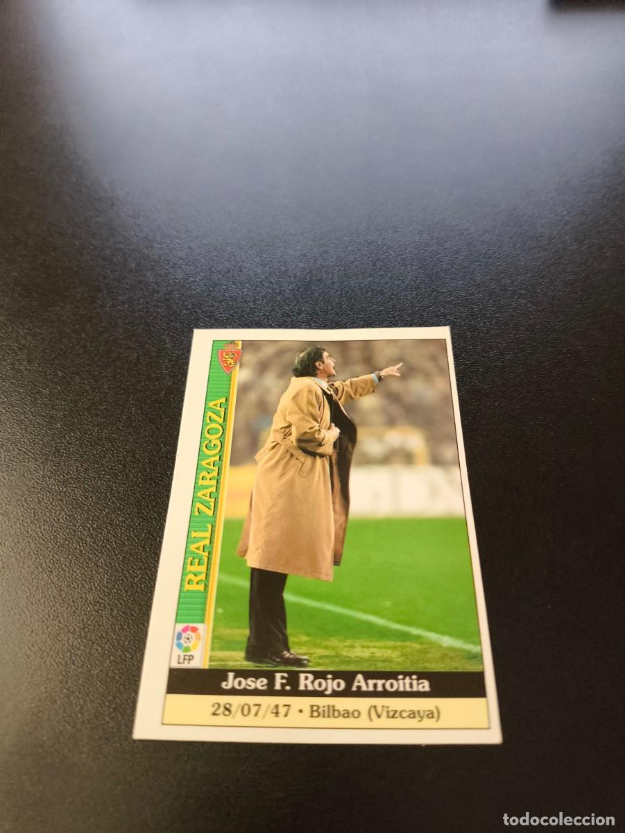 Cromos de F&uacute;tbol: 146 Rojo REAL ZARAGOZA MUNDICROMO FICHAS LIGA 1999 2000 99 00 NO PANINI ESTE