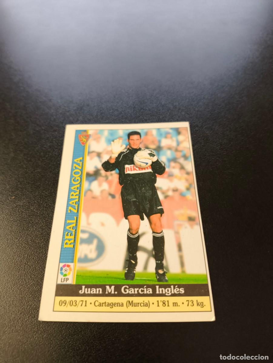 Cromos de F&uacute;tbol: 147 Juanmi REAL ZARAGOZA MUNDICROMO FICHAS LIGA 1999 2000 99 00 NO PANINI ESTE