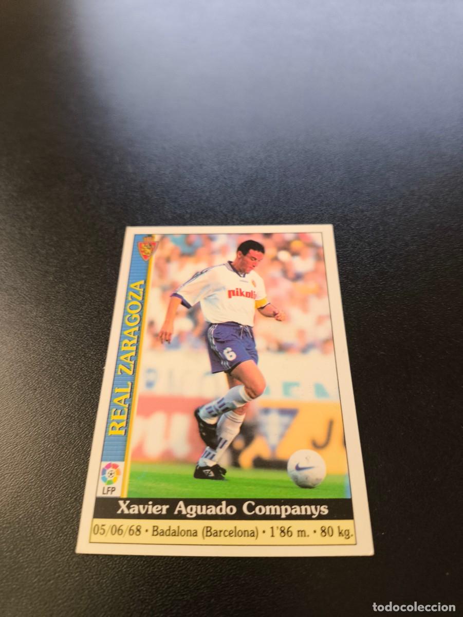 Cromos de F&uacute;tbol: 151 Aguado REAL ZARAGOZA MUNDICROMO FICHAS LIGA 1999 2000 99 00 NO PANINI ESTE