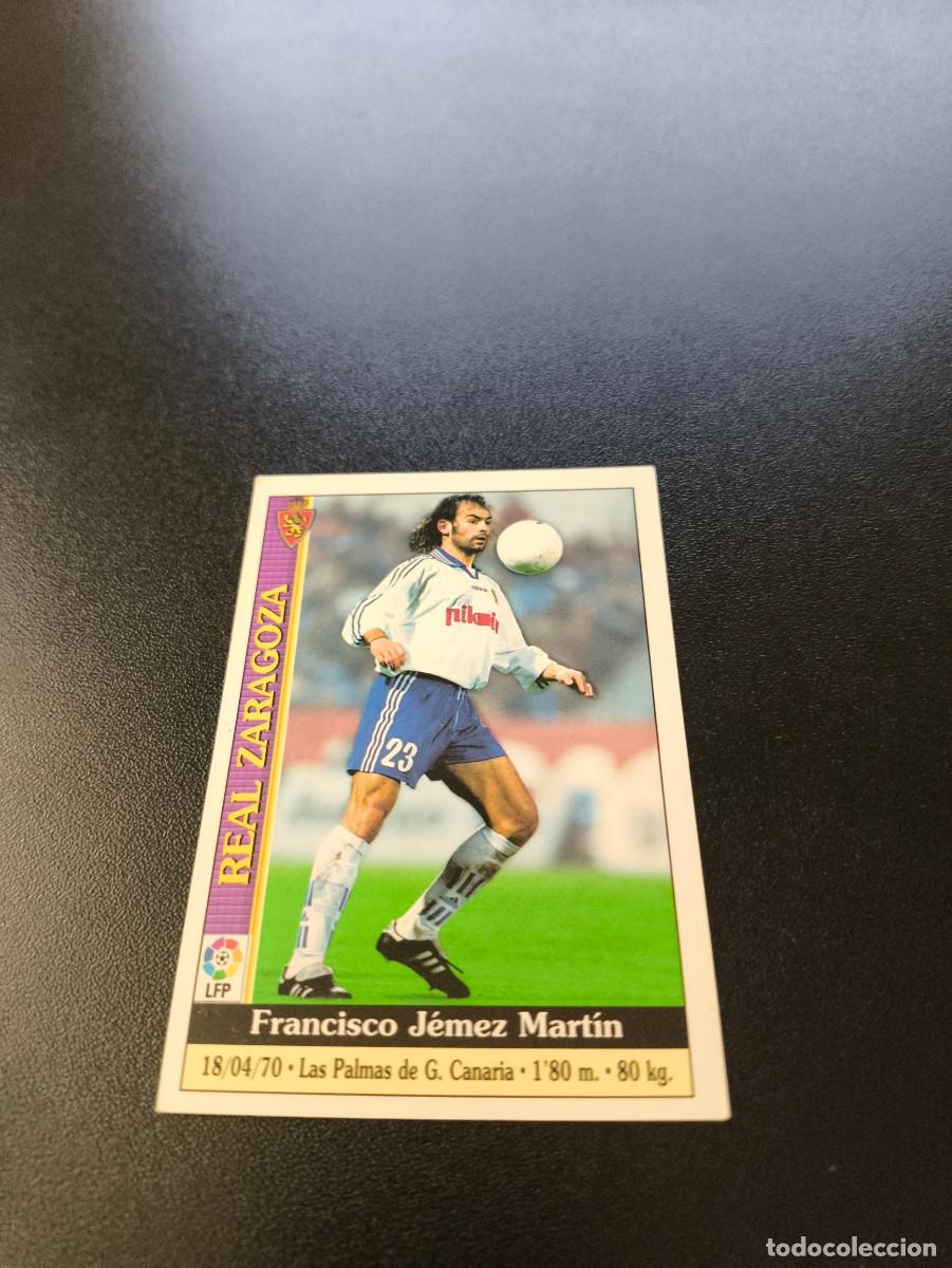 Cromos de F&uacute;tbol: 152 Paco REAL ZARAGOZA MUNDICROMO FICHAS LIGA 1999 2000 99 00 NO PANINI ESTE